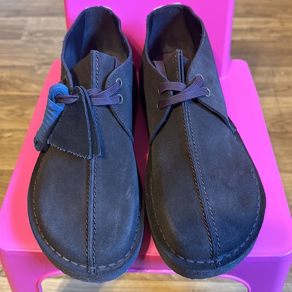 Clarks work shoes; Desert Trek Dark Brown - Picture 4 of 6